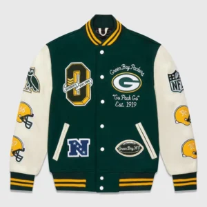 OVO NFL Varsity Jacket Green