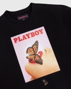 Ovo® x Playboy Butterfly Crewneck Sweatshirt Black